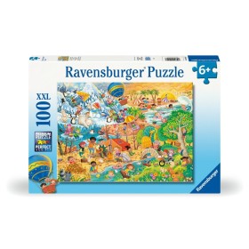 Ravensburger - Puzzle distractia copiilor in cele 4 anotimpuri 100 piese XXL Ravensburger - 1